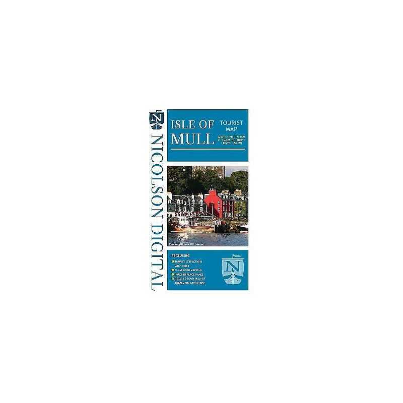 Nicolson Digital Isle of Mull Tourist Map - 9781912046720