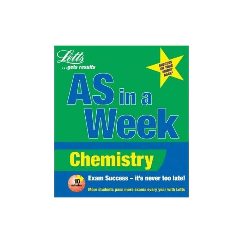 AS in a Week: Chemistry (Revise AS Level in a Week S.) Paperback Book