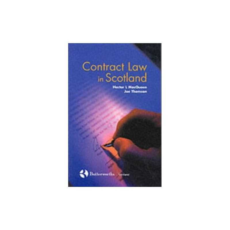 Contract Law in Scotland, J.M. Thomson