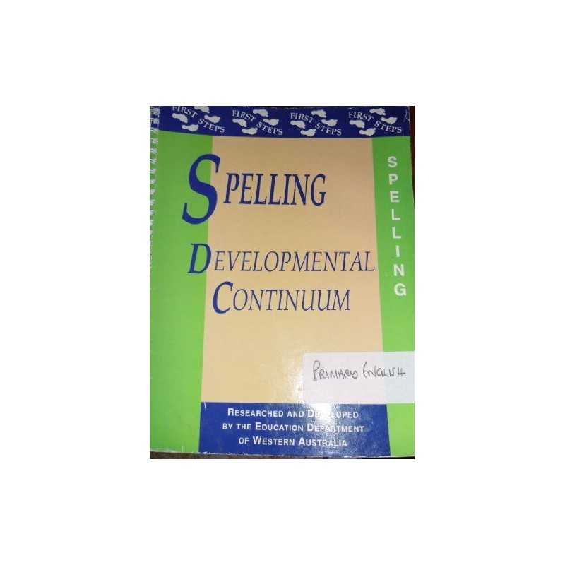 Spelling Developmental Continuum (First Steps ... by Rivalland, Judith Paperback