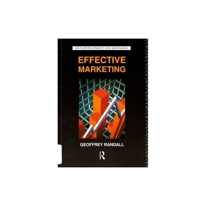 Effective Marketing (Self Development for Mana... by Randall, Geoffrey Paperback