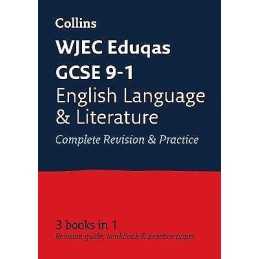 WJEC Eduqas GCSE 9-1 English Language and Literature All-in-O... - 9780008292010