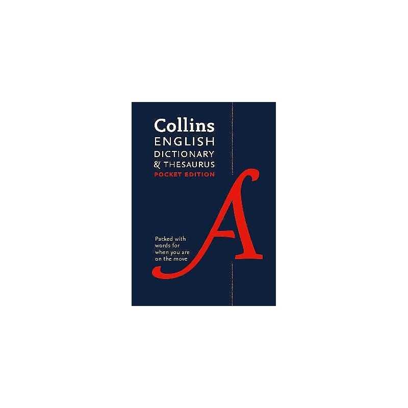 English Pocket Dictionary and Thesaurus - 9780008141790