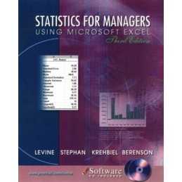 Statistics for Managers Using Micros... by Berenson, Mark L. Mixed media product