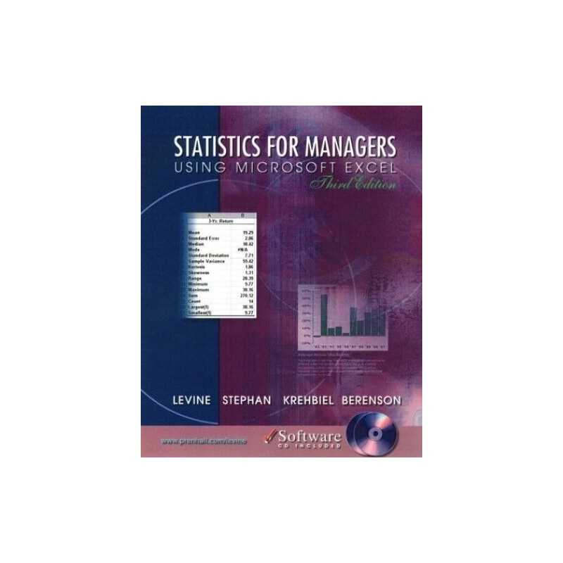 Statistics for Managers Using Micros... by Berenson, Mark L. Mixed media product