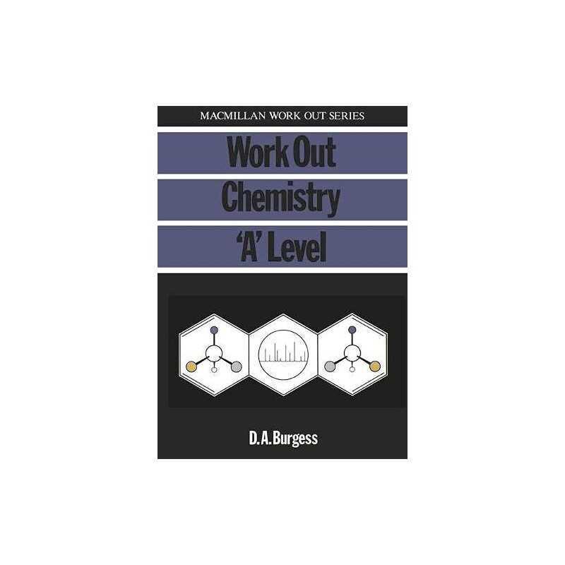 Work Out Chemistry A Level (Macmillan Work Out ... by Burgess, David Paperback