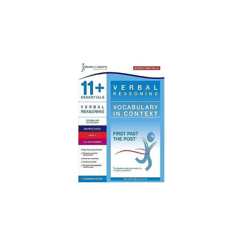 11+ Essentials Verbal Reasoning: Vocabulary in Context Level 4 - 9781912364718