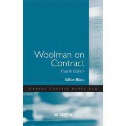 Woolman on Contract by Gillian Black Paperback Book