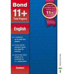 Bond 11+ Test Papers: English (Standard) (Bond Asse... by Down, Frances Pamphlet