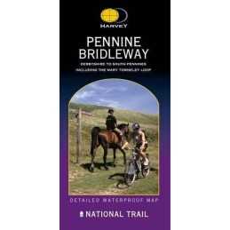 Pennine Bridleway: Derbyshire to So..., Harvey Map Serv