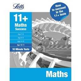Maths Age 10-11: 10-Minute Tests (Letts 11+ Success) by Various Book