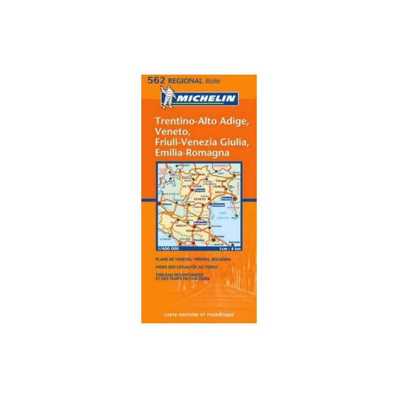 Michelin Map 562 Regional. Trentino-Alto Adige,... by Michelin Sheet map, folded