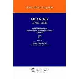 Meaning and Use - 9789027708885