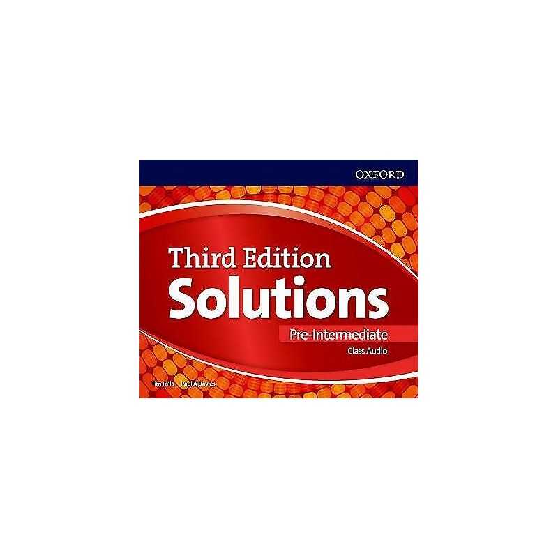 Solutions: Pre-Intermediate: Class Audio CDs - 9780194510677