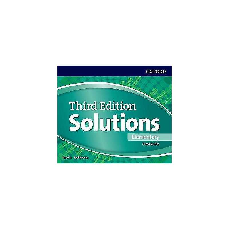 Solutions: Elementary: Class Audio CDs - 9780194561945