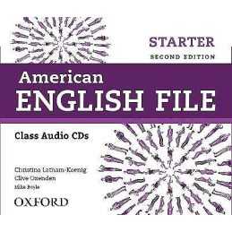 American English File: Starter: Class Audio CDs - 9780194775601