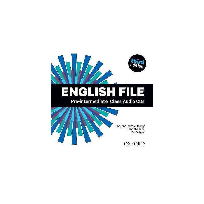 English File third edition: Pre-intermediate: Class Audio CDs - 9780194598590