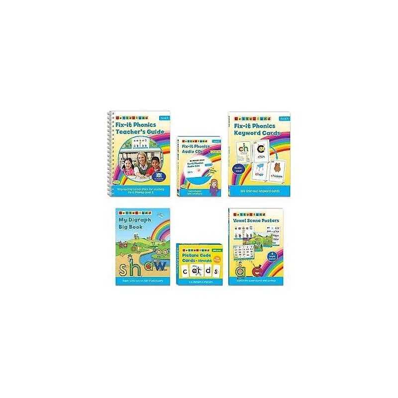 Fix-it Phonics - Level 2 - Teachers Pack (2nd Edition) - 9781782483748