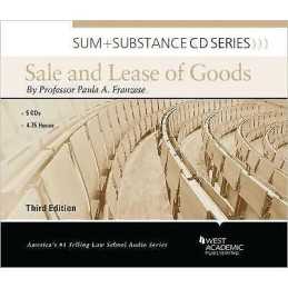 Sum and Substance Audio on the Sale and Lease of Goods - 9780314282323