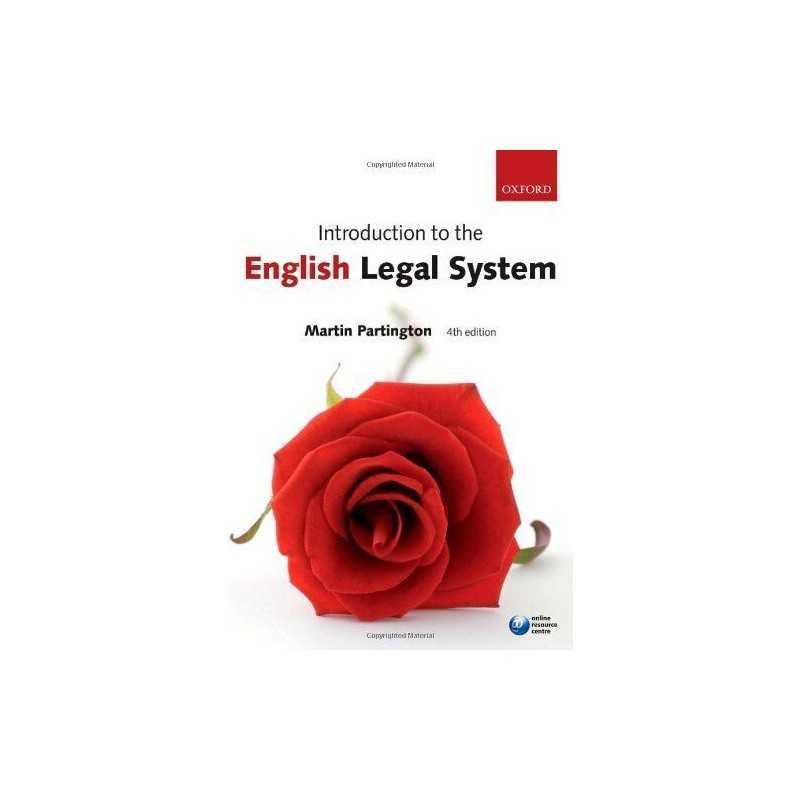 Introduction to the English Legal System by Partington, Martin Paperback Book