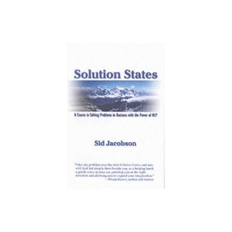 Solution States: A Course in Solving Problems in B... by Jacobson, Sid Paperback