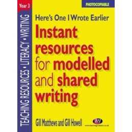 Here?s One I Wrote Earlier - Year 3:..., Matthews, Gill