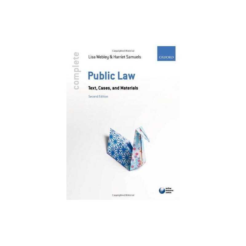 Complete Public Law by Samuels, Harriet Book