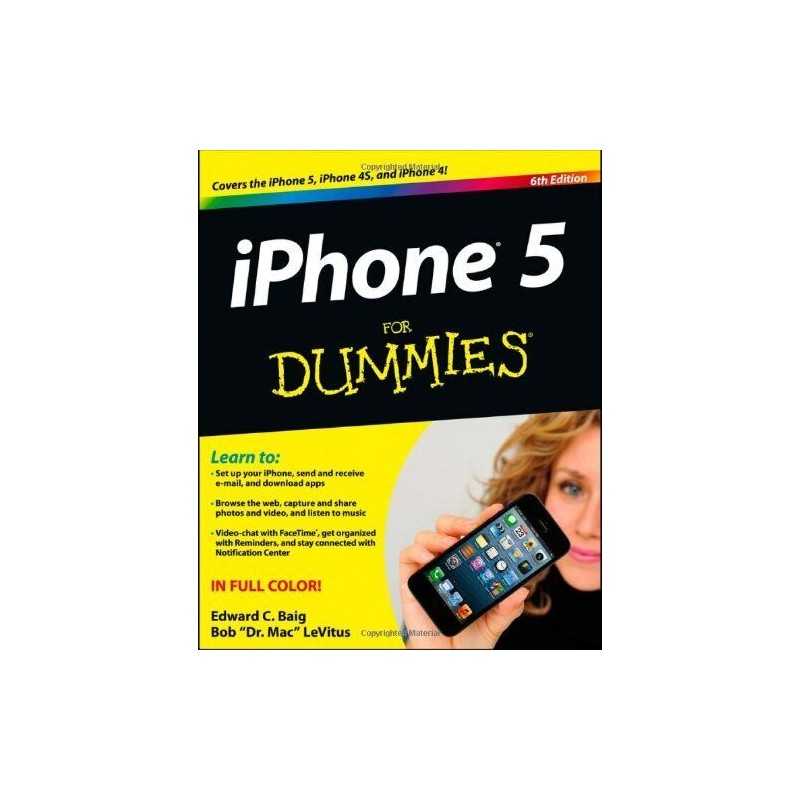 iPhone 5 For Dummies by LeVitus, Bob Book
