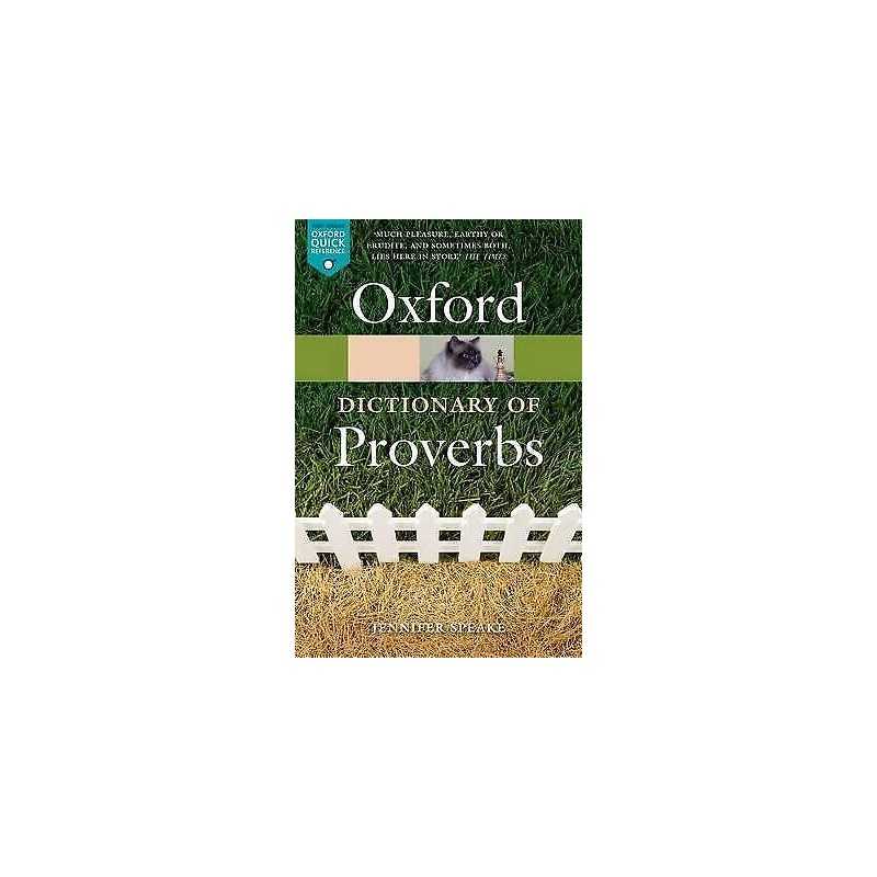 Oxford Dictionary of Proverbs - 9780198734901