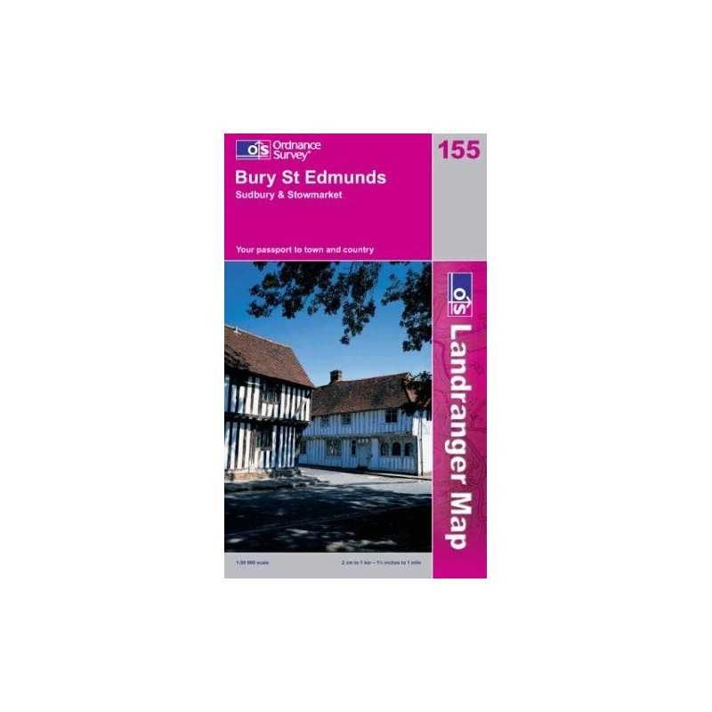 Bury St.Edmunds, Sudbury and Stowmarket ... by Ordnance Survey Sheet map, folded