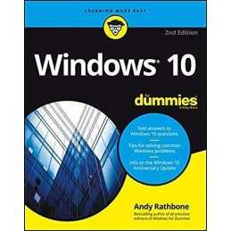 Windows 10 For Dummies (For Dummies (Computers)) by Rathbone, Andy Book The