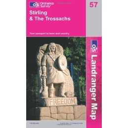 Stirling and the Trossachs (Landranger M... by Ordnance Survey Sheet map, folded