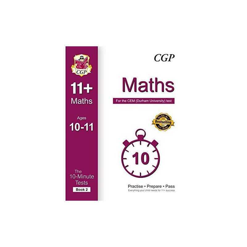 10-Minute Tests for 11+ Maths Ages 10-11 ..., CGP Books