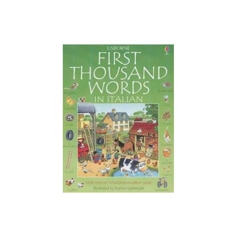 The Usborne First Thousand Words in Italian by Amery, Heather Paperback Book The