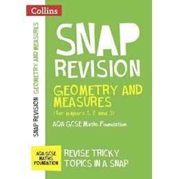 AQA GCSE 9-1 Maths Foundation Geometry and Measures (Papers 1... by Collins GCSE