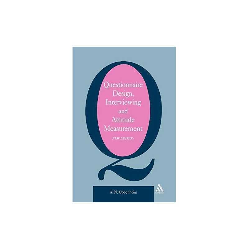 Questionnaire Design, Interviewing and Attitude ... by A. N. Oppenheim Paperback