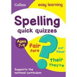 Spelling Quick Quizzes Ages 7-9: Ideal for home learn... by Collins Easy Learnin
