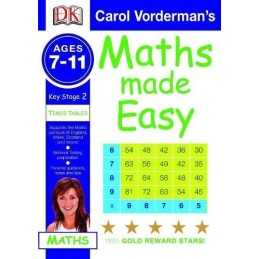 Maths Made Easy Times Tables Ages 7-11 Key Stag... by Vorderman, Carol Paperback