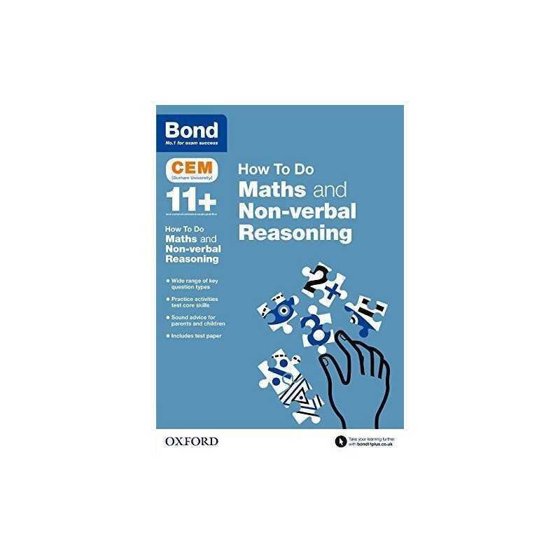 Bond 11+: CEM How To Do: Maths and Non-verbal Reasoning - 9780192742896