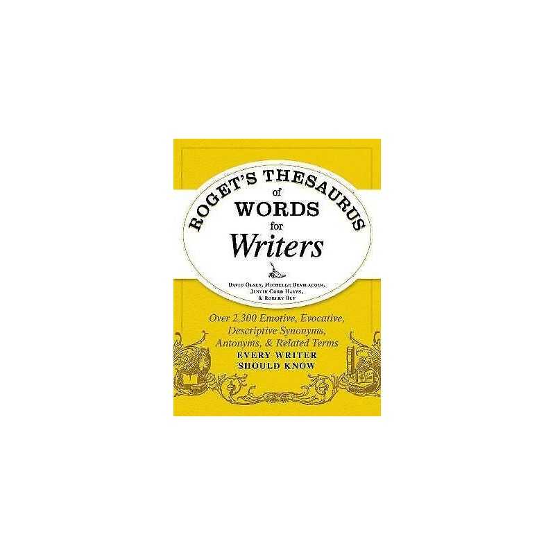 Rogets Thesaurus of Words for Writers - 9781440573118