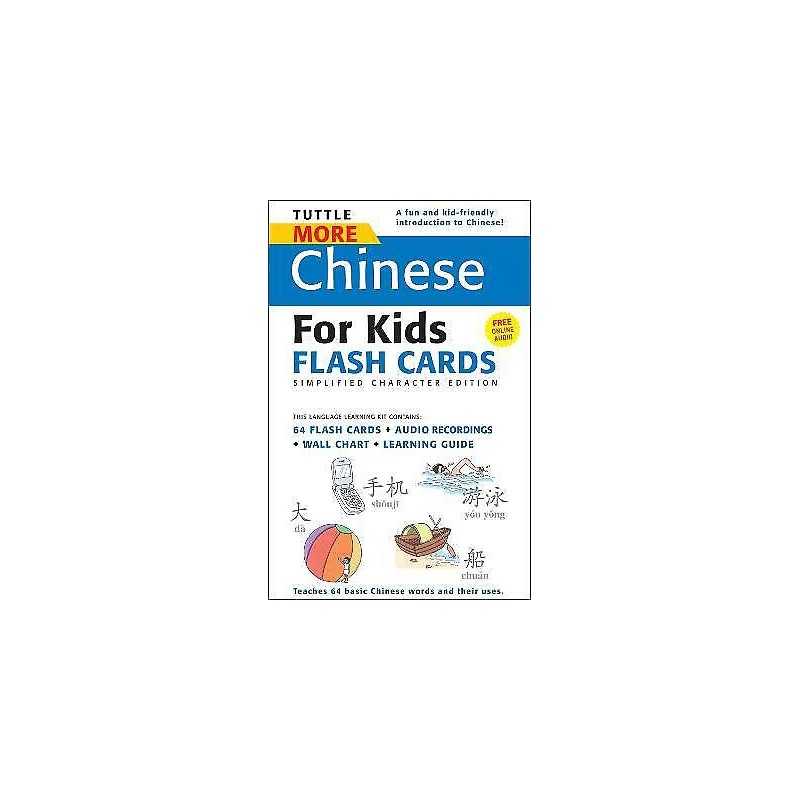 Tuttle More Chinese for Kids Flash Cards Simplified Edition - 9780804839396