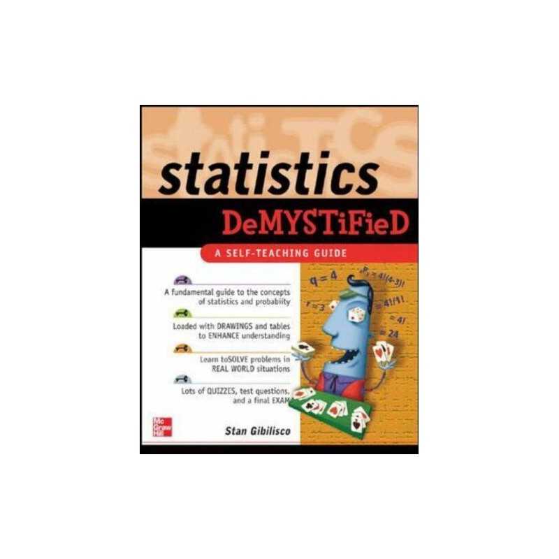 Statistics Demystified: A Self-teaching Guide by Gibilisco, Stan Paperback Book