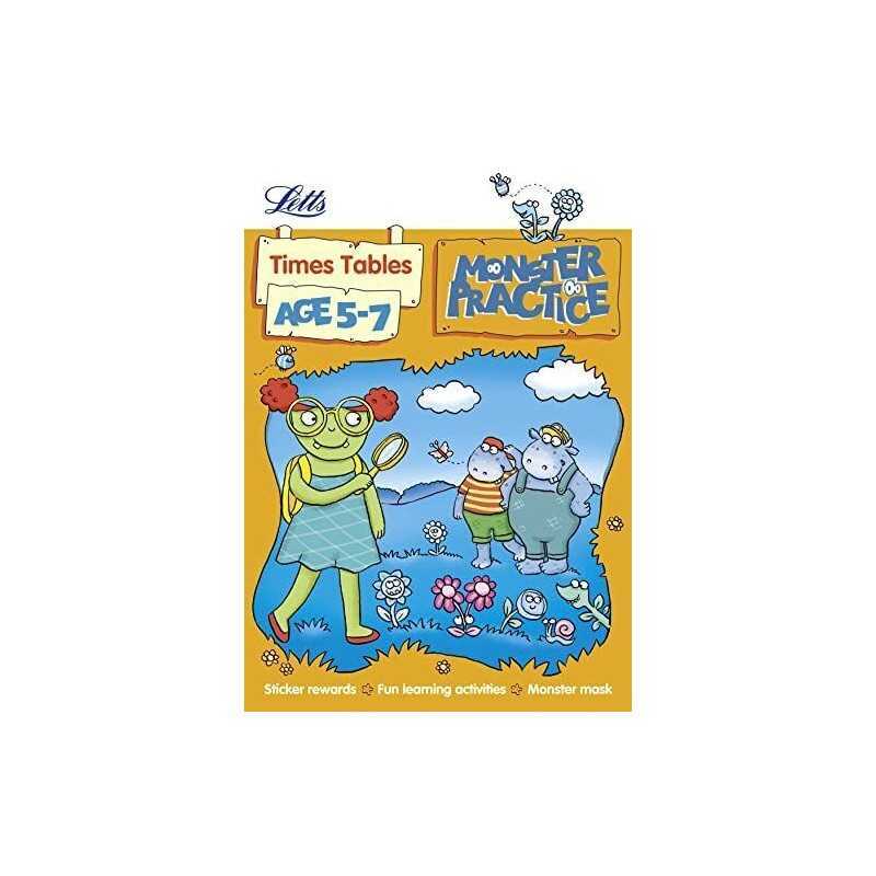 Times Tables Age 5-7 (Letts Monster..., Stephen Monagha
