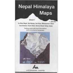 Nepal Himalaya Mountain Maps - 9780906227732