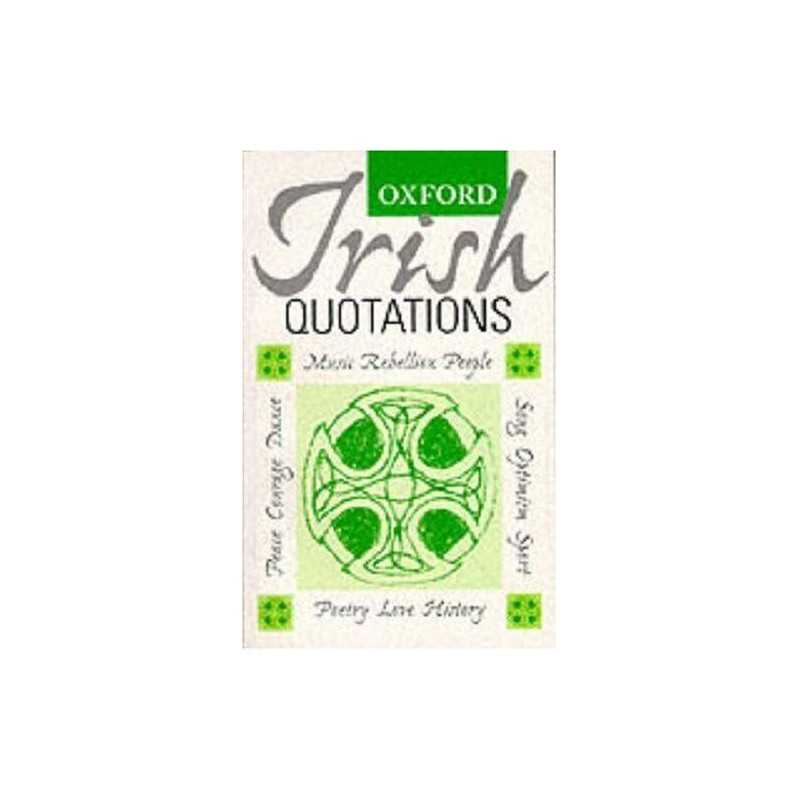 Oxford Irish Quotations, ODonoghue, Bernard