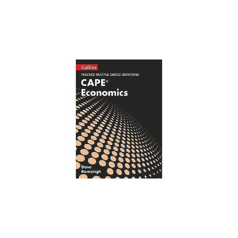 CAPE Economics Multiple Choice Practice - 9780008222048