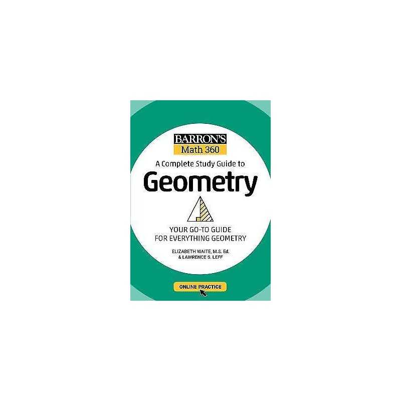 Barrons Math 360: A Complete Study Guide to Geometry with On... - 9781506281445