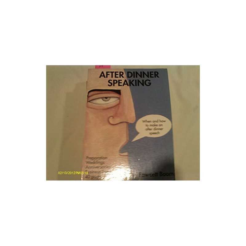 After Dinner Speaking, Fawcett Boom