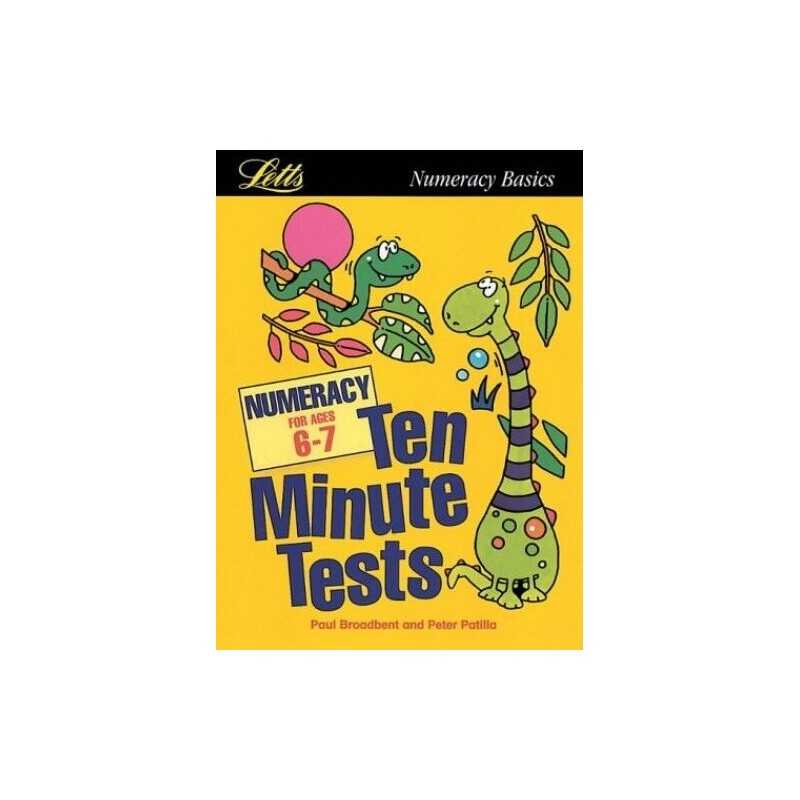 KS1 Ten Minute Tests: Numeracy (ages 6-7) by Broadbent, Paul, Patilla, Paperback