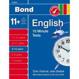 Bond Ten Minute Tests 9-10 years English (Bond 10 M... by Sarah Lindsay Pamphlet